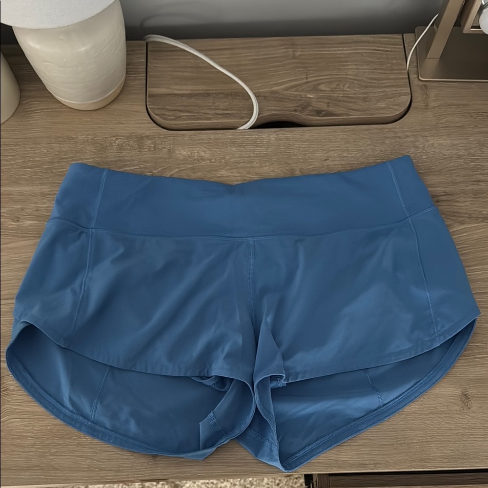 Women's Blue Athletic Shorts